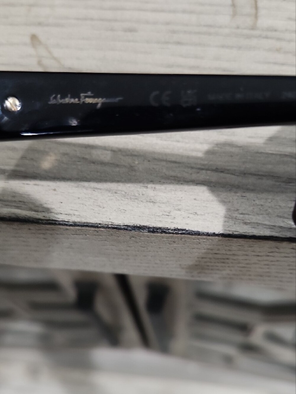 Salvatore Ferragamo Black Cat-Eye Sunglasses - Picture 6 of 8